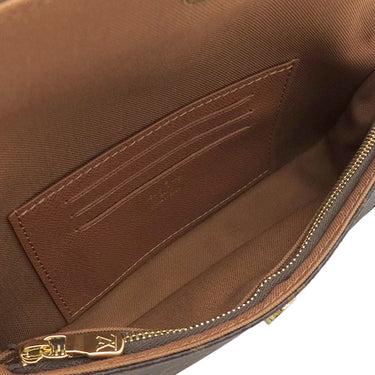 ルイヴィトン LOUIS VUITTON ウォレット オン チェーン アイビー M81911 モノグラム モノグラムキャンバス 2WAYバッグ ゴールド金具 茶 ウォレットバッグ