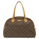 ルイヴィトン LOUIS VUITTON モントルグイユ GM M95566 モノグラム モノグラムキャンバス ボストンバッグ ゴールド金具 茶 ハンドバッグ ボストン