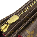 ルイヴィトン LOUIS VUITTON ヴィバシテPM M51165 モノグラム モノグラムキャンバス ショルダーバッグ ゴールド金具 茶 赤 ショルダー ポシェット
