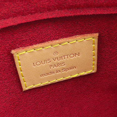 ルイヴィトン LOUIS VUITTON ヴィバシテPM M51165 モノグラム モノグラムキャンバス ショルダーバッグ ゴールド金具 茶 赤 ショルダー ポシェット