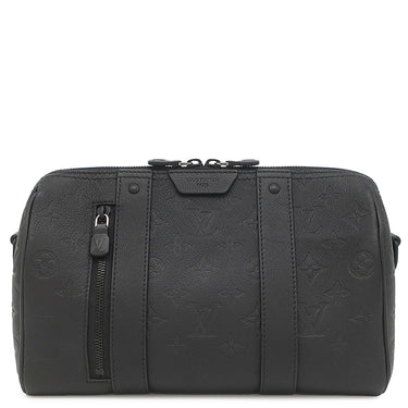 ルイヴィトン LOUIS VUITTON シティ キーポル M26750 ノワール レザー モノグラムシャドウレザー ショルダーバッグ ブラック金具 黒 ショルダー