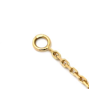 ヴァンクリーフアーペル Van Cleef & Arpels ヴィンテージ アルハンブラ VCARP46000 ブルーXイエローゴールド K18PG ダイヤモンド セーブル ネックレス 2019年ホリデー限定 セーブル 1Pダイヤ 18K