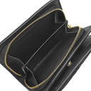 ルイヴィトン LOUIS VUITTON ポルトフォイユ クレア M80151 ノワール モノグラムアンプラント 二つ折り財布 ゴールド金具 コンパクト 小銭入れ
