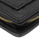ルイヴィトン LOUIS VUITTON ポルトフォイユ クレア M80151 ノワール モノグラムアンプラント 二つ折り財布 ゴールド金具 コンパクト 小銭入れ