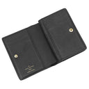 ルイヴィトン LOUIS VUITTON ポルトフォイユ クレア M80151 ノワール モノグラムアンプラント 二つ折り財布 ゴールド金具 コンパクト 小銭入れ