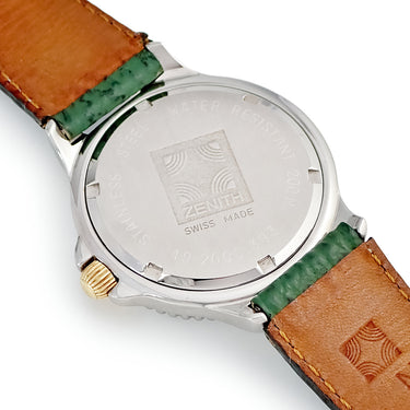 腕時計 ゼニス ZENITH デファイ トリプルカレンダー ムーンフェイズ 19.2000.393 クオーツ メンズ 逆回転防止ベゼル ヴィンテージ