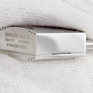 腕時計 エルメス HERMES ケリーウォッチ KE4.110.132 クオーツ レディース ホワイト 白 カデナ型 錠前 南京錠