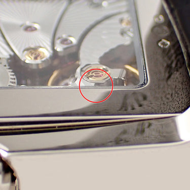 腕時計 ロレックス ROLEX チェリーニ プリンス 5443/9 D番 手巻き メンズ OH済 D番 K18WG無垢 角型 ブラック シルバー スモールセコンド