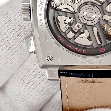 腕時計 タグホイヤー TAG Heuer モナコ キャリバー ホイヤー02 クロノグラフ CBL2111.FC6453 CBL2111-0 自動巻き メンズ 青 スクエア