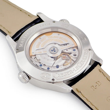 腕時計 ジャガールクルト JAEGER LECOULTRE マスター ジオグラフィーク Q1428421 176.8.29.S 自動巻き メンズ GMT デイト パワーリザーブ表示