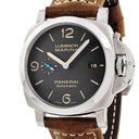 腕時計 パネライ PANERAI ルミノール マリーナ PAM01312 V番 自動巻き メンズ V番 ブラック スモールセコンド デイト アラビア バー
