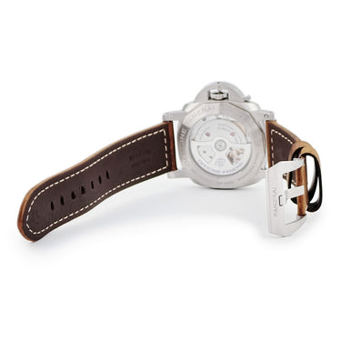 腕時計 パネライ PANERAI ルミノール マリーナ PAM01312 V番 自動巻き メンズ V番 ブラック スモールセコンド デイト アラビア バー