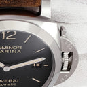 腕時計 パネライ PANERAI ルミノール マリーナ PAM01312 V番 自動巻き メンズ V番 ブラック スモールセコンド デイト アラビア バー