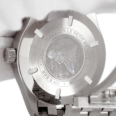 腕時計 IWC IWC パイロットウォッチ マークXVIII プティプランス IW327010 自動巻き メンズ マーク18 星の王子さま ブルー デイト
