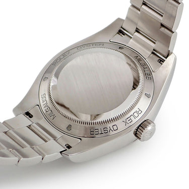腕時計 ロレックス ROLEX オイスターパーペチュアル ミルガウス 116400 V番 自動巻き メンズ V番 ルーレット刻印 オレンジ イナズマ針