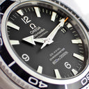 腕時計 オメガ OMEGA シーマスター 600 プラネットオーシャン 2201.50.00 自動巻き メンズ ブラック 黒 逆回転防止ベゼル デイト