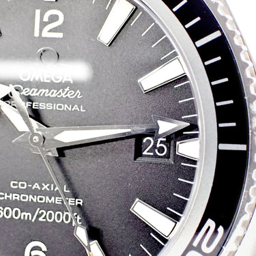 腕時計 オメガ OMEGA シーマスター 600 プラネットオーシャン 2201.50.00 自動巻き メンズ ブラック 黒 デイト 逆回転防止ベゼル