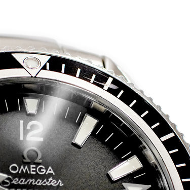 腕時計 オメガ OMEGA シーマスター 600 プラネットオーシャン 2201.50.00 自動巻き メンズ ブラック 黒 デイト 逆回転防止ベゼル