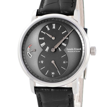 腕時計 ルイ・エラール LOUIS ERARD エクセレンス レギュレーター LE54320AG52BAAV02 手巻き メンズ 未使用 ブラック パワーリザーブ
