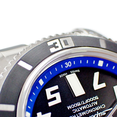 腕時計 ブライトリング BREITLING スーパーオーシャン 42 A17364 自動巻き メンズ ブラック 逆回転防止ベゼル デイト アラビア