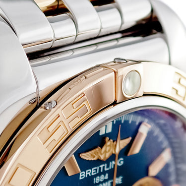 腕時計 ブライトリング BREITLING クロノマット 44 CB0110 CB011012/C790 自動巻き メンズ K18RG×SS コンビ 逆回転防止ベゼル デイト