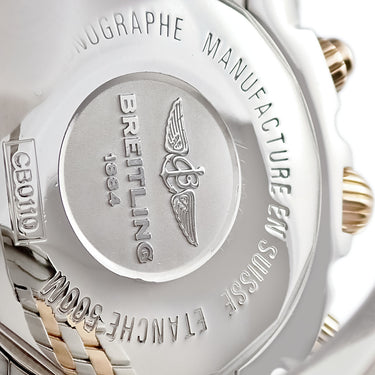 腕時計 ブライトリング BREITLING クロノマット 44 CB0110 CB011012/C790 自動巻き メンズ K18RG×SS コンビ 逆回転防止ベゼル デイト
