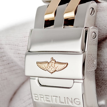 腕時計 ブライトリング BREITLING クロノマット 44 CB0110 CB011012/C790 自動巻き メンズ K18RG×SS コンビ 逆回転防止ベゼル デイト