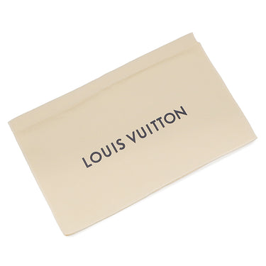 ルイヴィトン LOUIS VUITTON クリストファー ウエアラブル ウォレット M81854 ブラック×ブルー レザー モノグラムレコードキャンバス ショルダーバッグ シルバー金具 黒 青