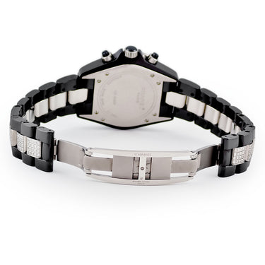 腕時計 シャネル CHANEL J12 クロノグラフ H0940 自動巻き メンズ ブラック セラミック ダイヤ デイト スモールセコンド