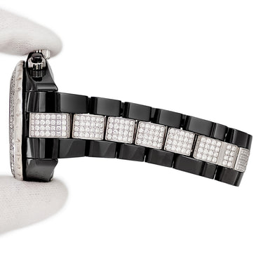 腕時計 シャネル CHANEL J12 クロノグラフ H0940 自動巻き メンズ ブラック セラミック ダイヤ デイト スモールセコンド