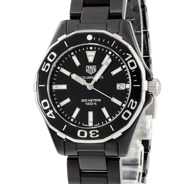 腕時計 タグホイヤー TAG Heuer アクアレーサー WAY1390.BH0716 クオーツ メンズ レディース フルセラミック ブラック 逆回転防止ベゼル