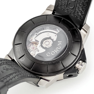 腕時計 コルム CORUM アドミラルズカップ コンペティション 01.0068 自動巻き メンズ スモールセコンド デイト 12角形 信号旗 限定