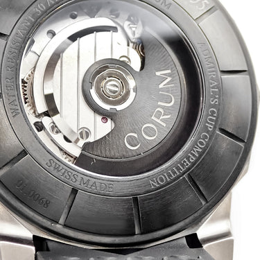 腕時計 コルム CORUM アドミラルズカップ コンペティション 01.0068 自動巻き メンズ スモールセコンド デイト 12角形 信号旗 限定