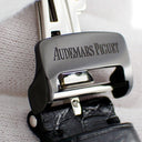 腕時計 オーデマピゲ AUDEMARS PIGUET ミレネリー クインシー ジョーンズ 15161SN.OO.D002CR.01 自動巻き メンズ 黒 DLC加工 楕円 限定
