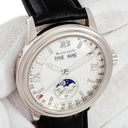 腕時計 ブランパン BLANCPAIN レマン トリプルカレンダー ムーンフェイズ 2763-1542A-53 自動巻き メンズ OH済 K18WG無垢 スモールセコンド