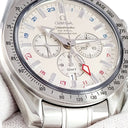 腕時計 オメガ OMEGA スピードマスター ブロードアロー コーアクシャル GMT 3581.30.00 自動巻き メンズ OH済 クロノグラフ デイト