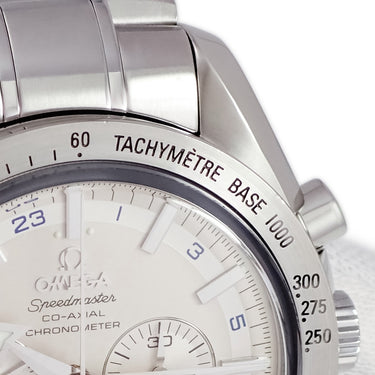 腕時計 オメガ OMEGA スピードマスター ブロードアロー コーアクシャル GMT 3581.30.00 自動巻き メンズ OH済 クロノグラフ デイト