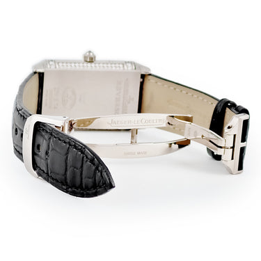 腕時計 ジャガールクルト JAEGER LECOULTRE グランド レベルソ レディ デュオ Q3313490 259.3.74 手巻き レディース OH済 K18WG無垢 純正ダイヤ