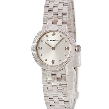 腕時計 オーデマピゲ AUDEMARS PIGUET クラシック 79363BC.G.1119BC 手巻き レディース OH済 K18WG無垢 シルバー クル・ド・パリ