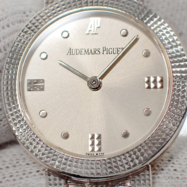 腕時計 オーデマピゲ AUDEMARS PIGUET クラシック 79363BC.G.1119BC 手巻き レディース OH済 K18WG無垢 シルバー クル・ド・パリ