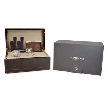 腕時計 パルミジャーニ・フルリエ PARMIGIANI FLEURIER トンダGT YOSHIDA 限定 PFS910-1020006-100182 自動巻き メンズ OH済 アイスブルー