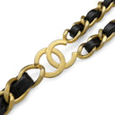 シャネル CHANEL シャネル22 バッグパック AS3313 ブラック カーフ リュック・デイパック ゴールド金具 黒 チェーンリュック