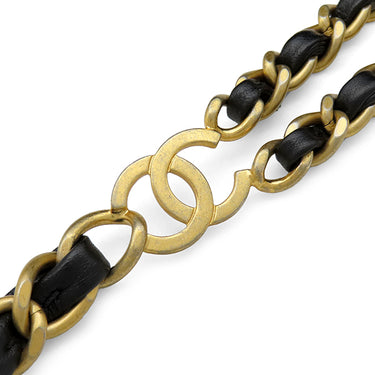 シャネル CHANEL シャネル22 バッグパック AS3313 ブラック カーフ リュック・デイパック ゴールド金具 黒 チェーンリュック