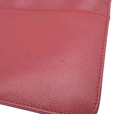 シャネル CHANEL ココマーク チェーン ショルダー ピンク キャビアスキン チェーンウォレット シルバー金具 ウォレットバッグ リカラー有