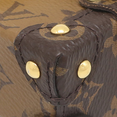 ルイヴィトン LOUIS VUITTON エッセンシャル トランク M68575 モノグラムリバース モノグラムキャンバス モノグラムリバースキャンバス ショルダーバッグ ゴールド金具 茶
