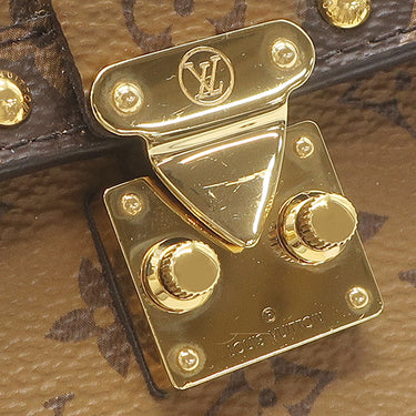 ルイヴィトン LOUIS VUITTON エッセンシャル トランク M68575 モノグラムリバース モノグラムキャンバス モノグラムリバースキャンバス ショルダーバッグ ゴールド金具 茶