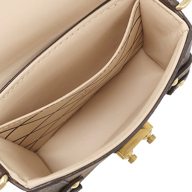 ルイヴィトン LOUIS VUITTON エッセンシャル トランク M68575 モノグラムリバース モノグラムキャンバス モノグラムリバースキャンバス ショルダーバッグ ゴールド金具 茶