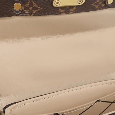 ルイヴィトン LOUIS VUITTON エッセンシャル トランク M68575 モノグラムリバース モノグラムキャンバス モノグラムリバースキャンバス ショルダーバッグ ゴールド金具 茶