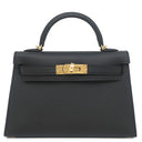 エルメス HERMES ミニケリードゥ 外縫い ブラック ヴォーエプソン 2WAYバッグ ゴールド金具 黒 ショルダー 2026年製