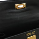 エルメス HERMES ミニケリードゥ 外縫い ブラック ヴォーエプソン 2WAYバッグ ゴールド金具 黒 ショルダー 2026年製